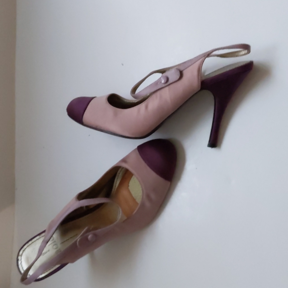 Linea Paolo lavender/purple slingback heels-sz 7 1/2M